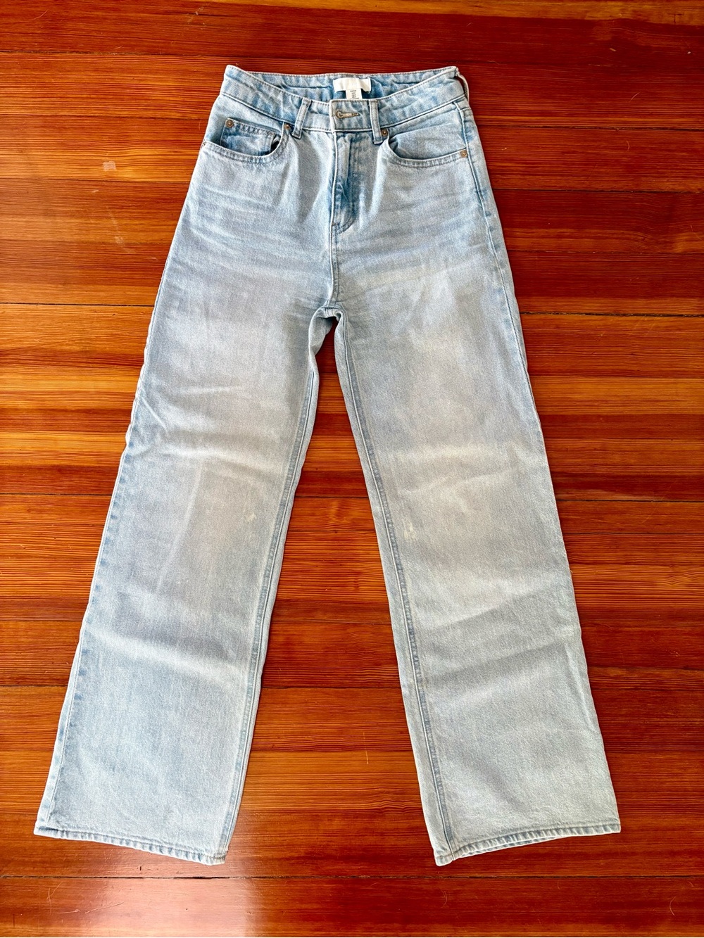 Light Blue Women’s wide-Leg Jeans